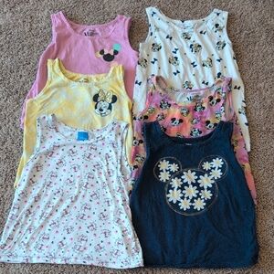 Disney Pink and Yellow Tank Tops Vibrant Summer Collection